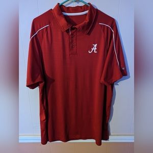 Alabama Crimson Tide Polo Men's Size Large Red